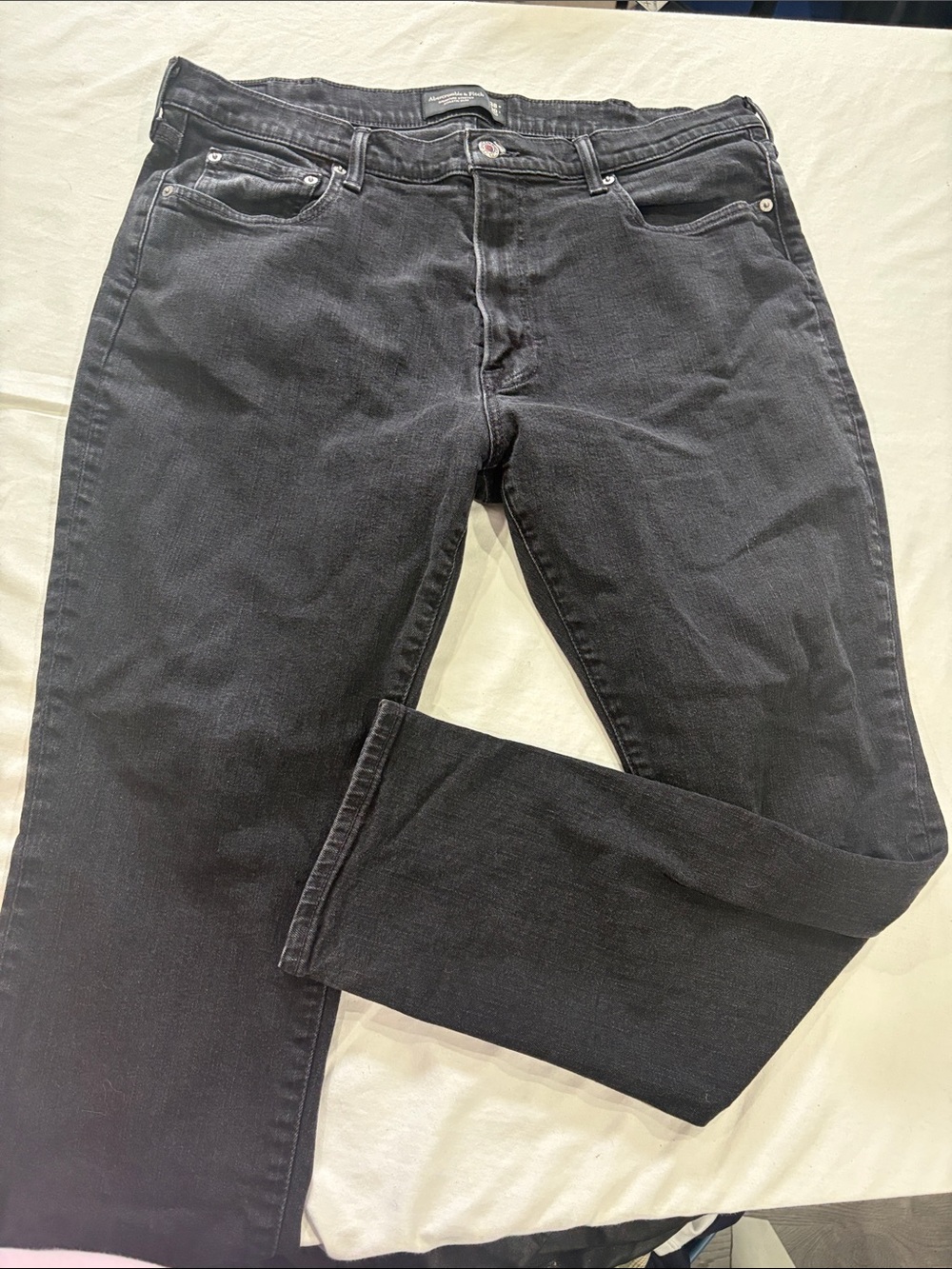 Abercrombie & Fitch Men's Black Slim Jeans